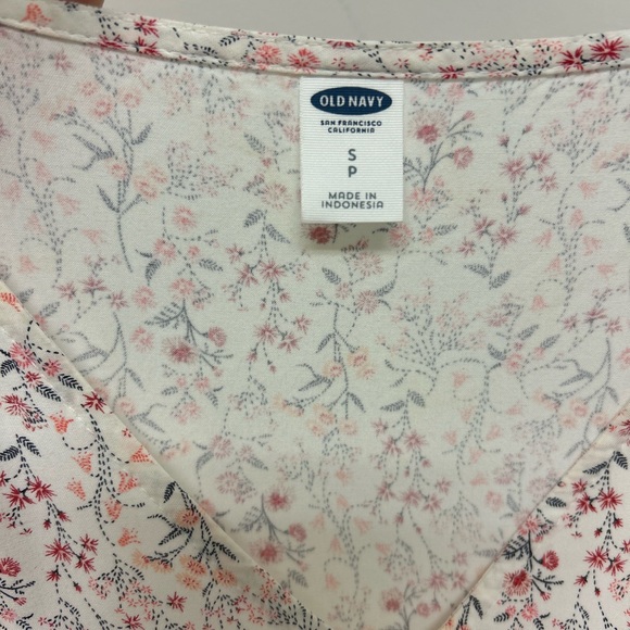 Old Navy Pink Floral Mini Dress - Picture 3 of 3